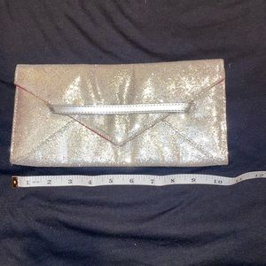 Silver Clutch Purse